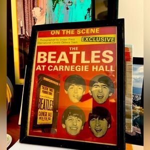 *Rare Beatles Find* The Beatles, framed original